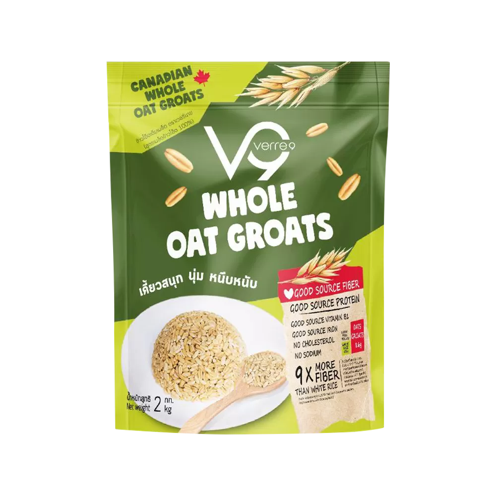 VERRE9 ข้าวโอ๊ตเต็มเมล็ด (ชนิดหุง)