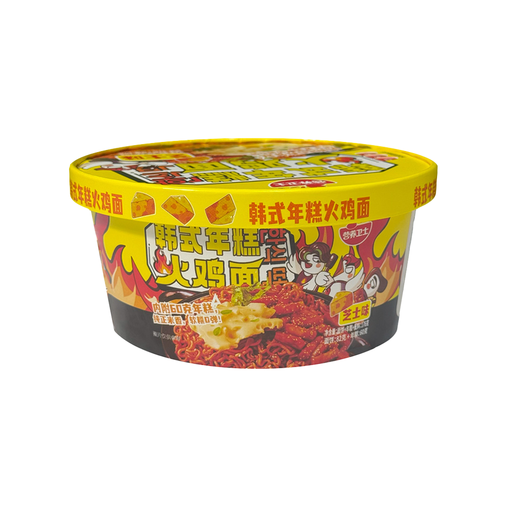 NUTRITION บะหมี่แห้งไก่เผ็ดชีสต๊อกโปกี