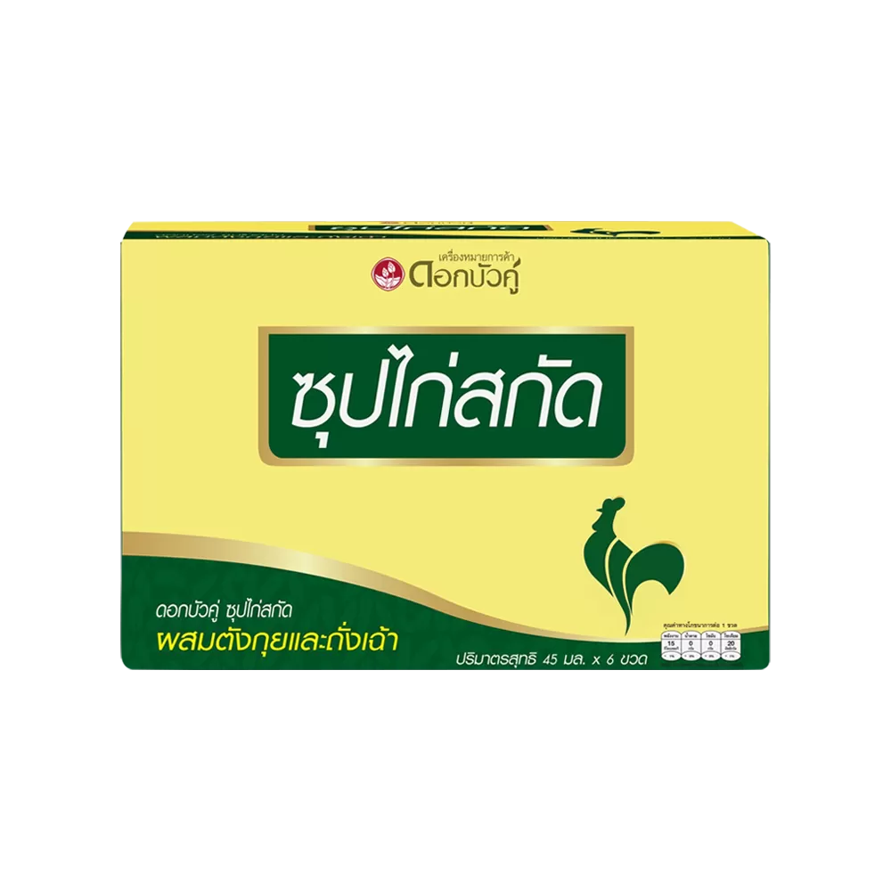 DOK BUA KU ซุปไก่สกัดผสมตังกุย&ถั่งเฉ้า ( แพค-6 )